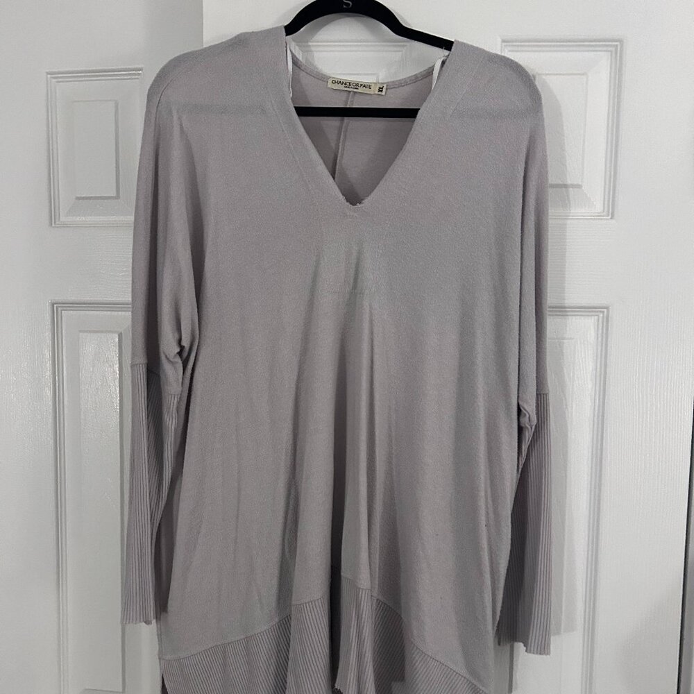 Gray Tunic Top